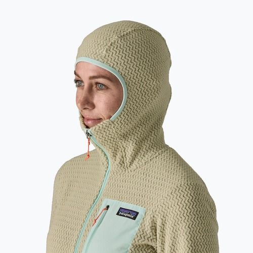 Fleecejacke für Damen Patagonia R1 Air Full-Zip Hoody weathered stone