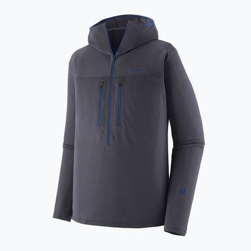 Herren Sweatshirt Patagonia R1 Ultralight Hoody smolder blue