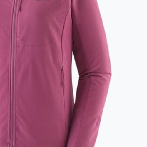 Softshell Jacke Damen Patagonia R1 CrossStrata Hoody faded magenta