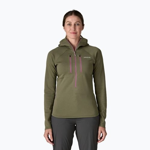 Damen Sweatshirt Patagonia R1 Ultralight Hoody basin green
