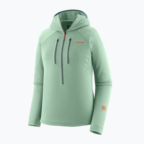 Damen Sweatshirt Patagonia R1 Ultralight Hoody thin ice