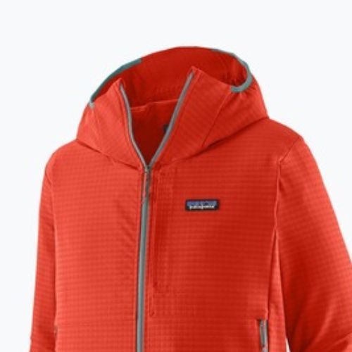 Softshell Jacke Herren Patagonia R1 TechFace Hoody hot ember