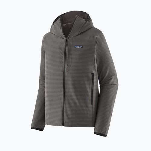 Softshell Jacke Herren Patagonia R1 TechFace Hoody forge grey