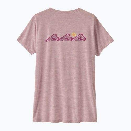 Damen T-Shirt Patagonia Capilene Cool Daily Shirt - Boardshort Logo quiet violet