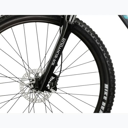 Mountainbike Damen KROSS Lea 4.0 W 27.5 Grau/Türkis/Glanz