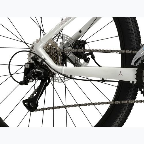 Mountainbike Damen KROSS Lea 3.0 W 27.5 Weiß/Rosa/Glanz