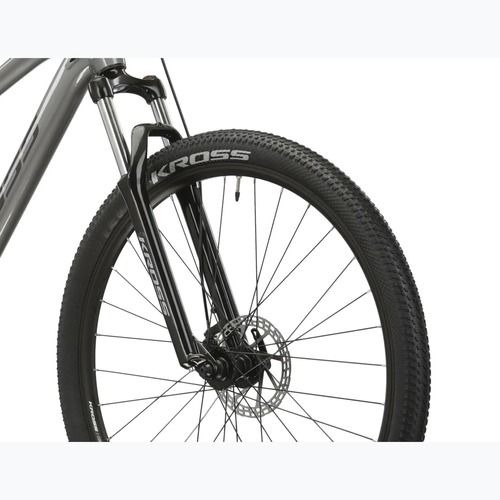 Mountainbike KROSS Hexagon 3.0 27,5" 2024 Grau/Dunkelblau/Glanz