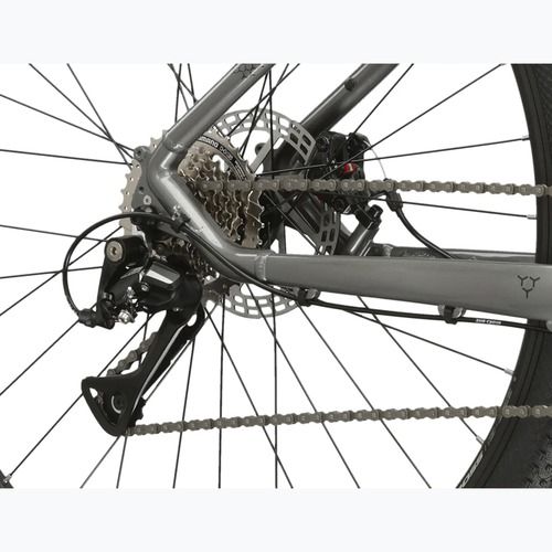 Mountainbike KROSS Hexagon 3.0 27,5" 2024 Grau/Dunkelblau/Glanz