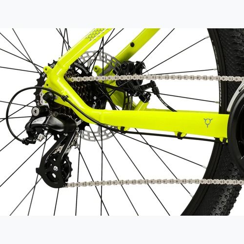 Mountainbike KROSS Hexagon 2.0 29" 2025 Limonengrün/Blau/Glanz