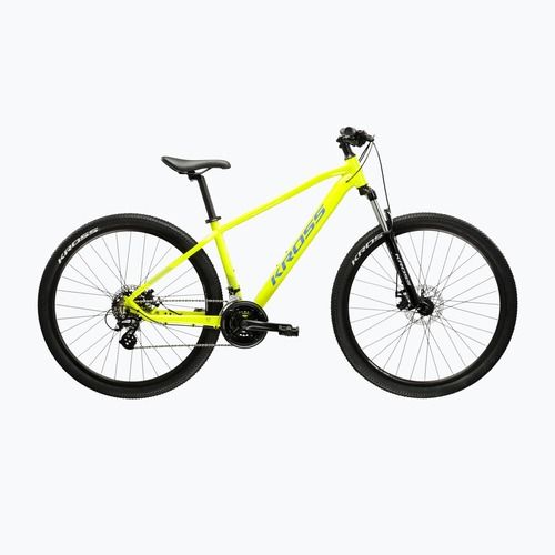 Mountainbike KROSS Hexagon 2.0 29" 2025 Limonengrün/Blau/Glanz