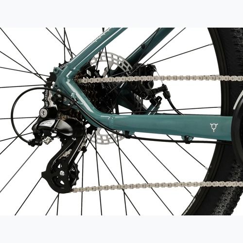 Mountainbike KROSS Hexagon 2.0 27,5" Grün/Silber/Glanz