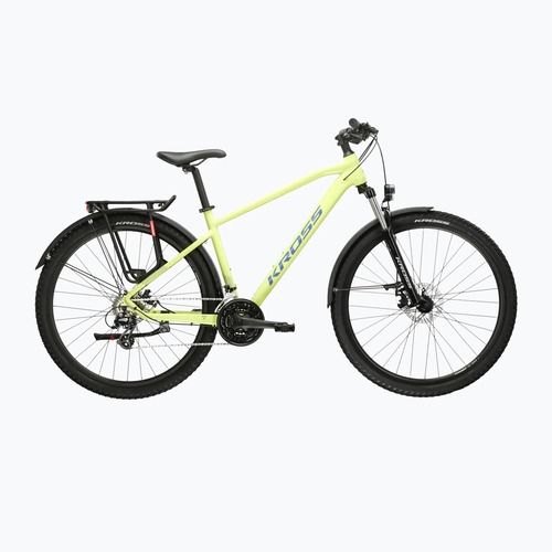 Mountainbike KROSS Hexagon 2.0 EQ 29" Limonengrün/Blau/Glanz