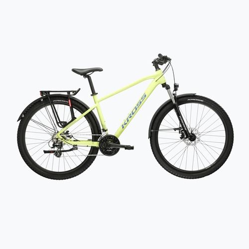 Mountainbike KROSS Hexagon 2.0 EQ 27,5" Limonengrün/Blau/Glanz