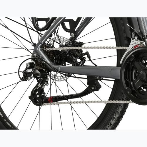 Mountainbike KROSS Hexagon 2.0 EQ 27,5" Grau/Dunkelgrau/Glanz
