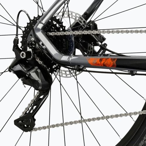 Crossbike KROSS Evado 5.0 Grau/Schwarz/Glanz