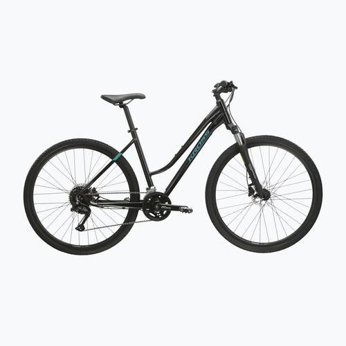 Crossbike Damen KROSS Evado 5.0 W Schwarz/Türkis/Glanz