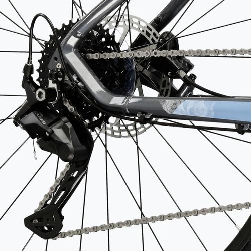 Crossbike Damen KROSS Evado 5.0 W Grau/Blau/Glanz