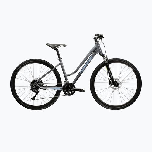 Crossbike Damen KROSS Evado 5.0 W Grau/Blau/Glanz