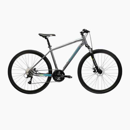 Crossbike KROSS Evado 3.0 Grau/Petrol/Glanz