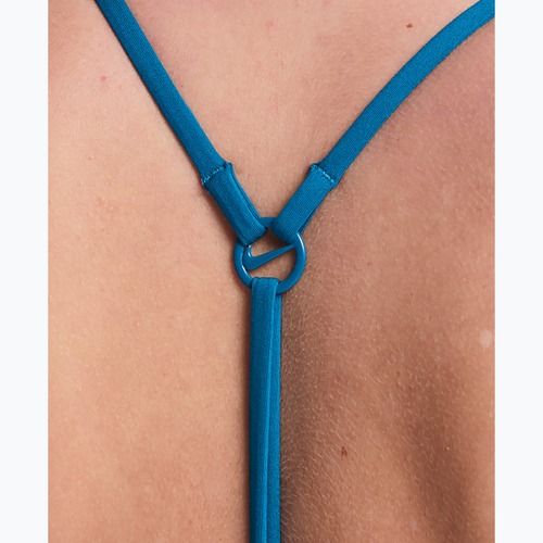 Damen Badeanzug Nike Swoosh Link Y-Back green abyss