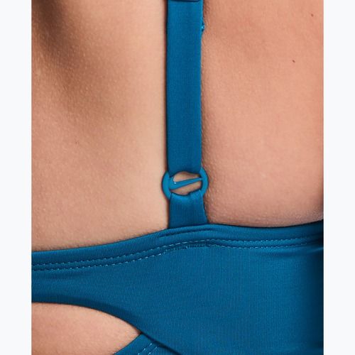 Damen Badeanzug Nike Essential V-Neck green abyss