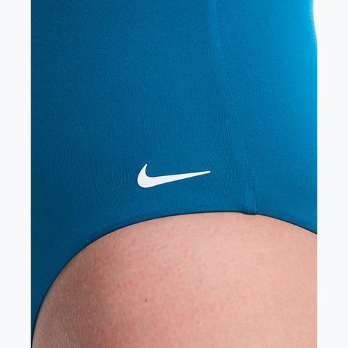Damen Badeanzug Nike Essential V-Neck green abyss