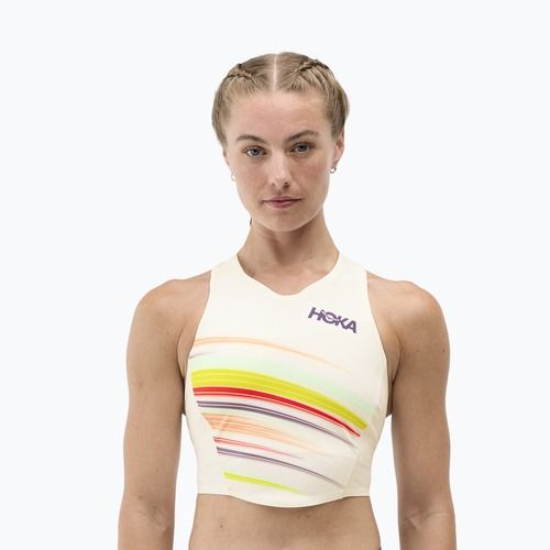 Trainingstop HOKA Race Day Crop alabaster flare
