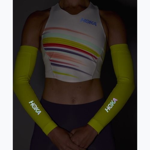 Lauf-Armlinge HOKOA Race Day hoka citrus