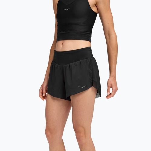 Laufshorts Damen HOKA Glide 4" black