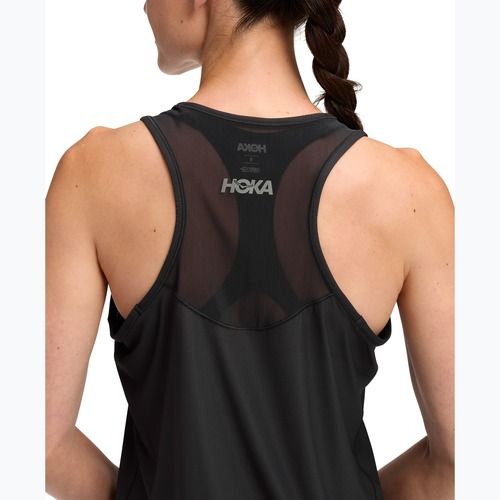 Damen-Laufshirt HOKA Airolite Tank 2.0 black