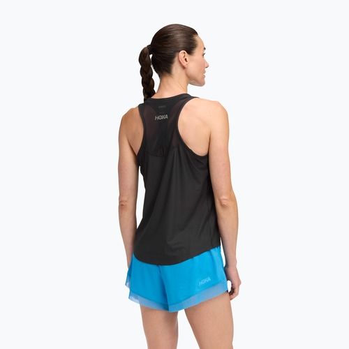 Damen-Laufshirt HOKA Airolite Tank 2.0 black