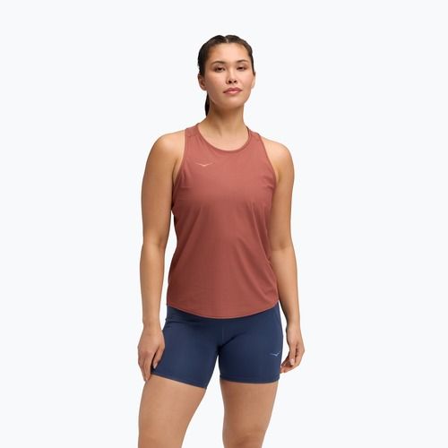 Laufshirt Damen HOKA Airolite Tank 2.0 rouge