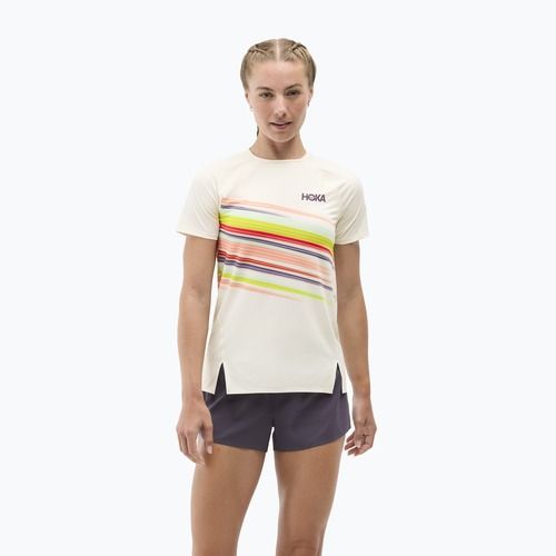 Laufshirt Damen HOKA Race Day alabaster flare