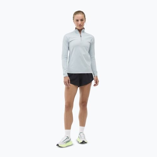 Damen-Laufpullover HOKA GlideTech Quarter Zip mineral blue