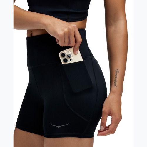 Damen-Shorts HOKA Elaro 5" Bike black