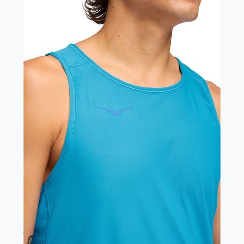 Herren Laufshirt HOKA Airolite Tank 2.0 hoka blue