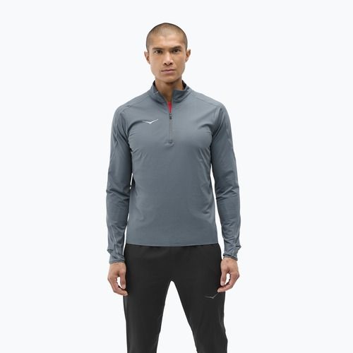 Herren-Laufpullover HOKA GlideTech Quarter Zip faded navy