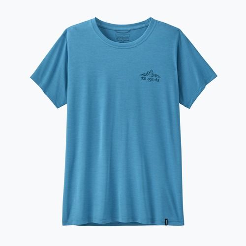 Damen T-Shirt Patagonia Capilene Cool Daily - Cloud Crag shore blue/light shore blue x-dye