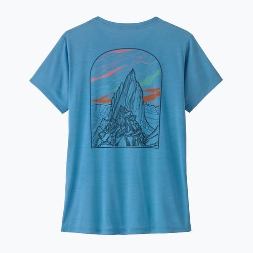 Shirt Damen Patagonia Capilene Cool Daily - Cloud Crag shore blue/light shore blue x-dye