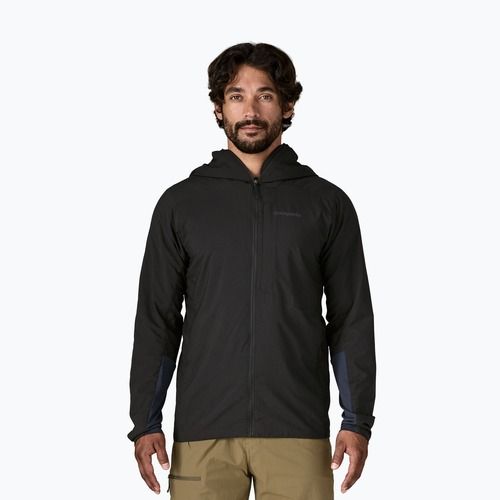 Herren Hybridjacke Patagonia Nano-Air Ultralight Full-Zip Hoody schwarz
