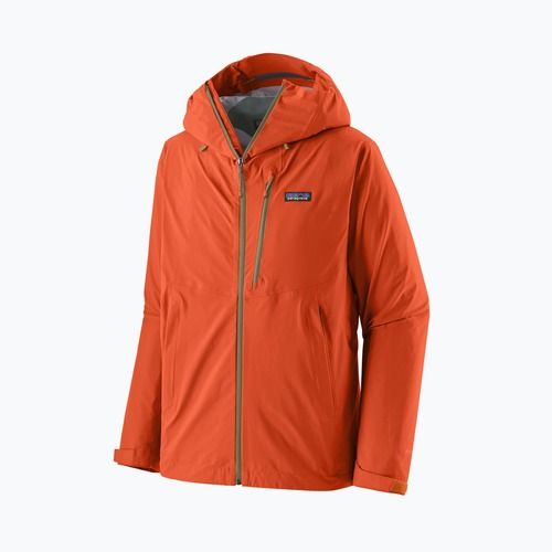 Regenjacke Herren Patagonia Granite Crest Rain coal orange