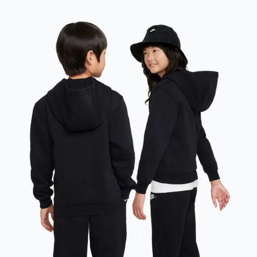 Kinder-Sweatshirt Nike Sportswear Club Fleece black/white