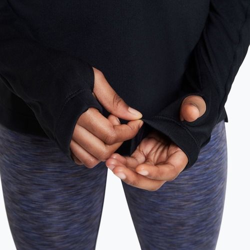 Training-Longsleeve Kinder Nike Dri-Fit 1/4 Zip black/white