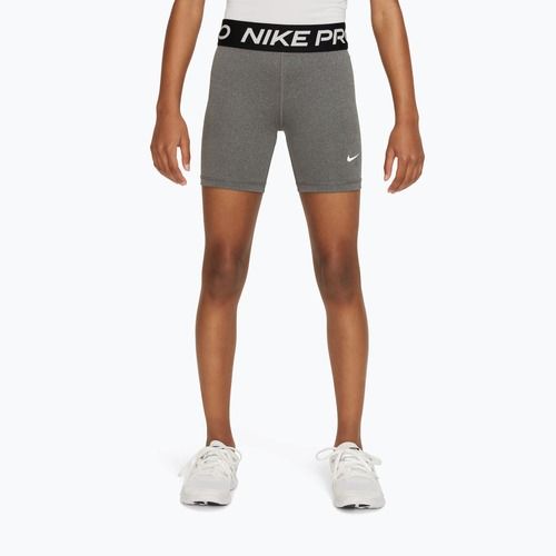 Kinder-Shorts Nike Pro Dri-Fit 5" carbon heather/white