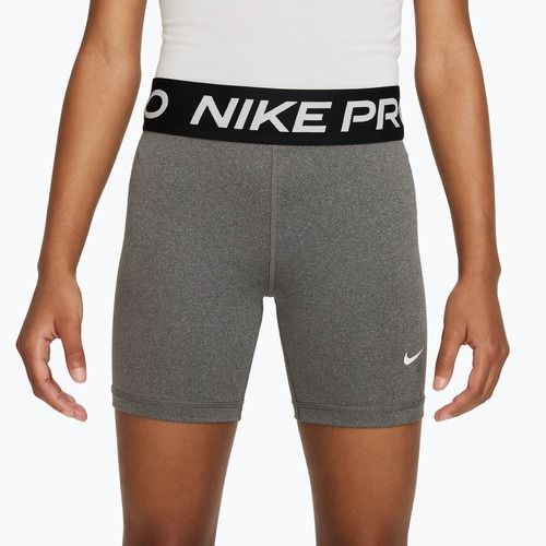Kinder-Shorts Nike Pro Dri-Fit 5" carbon heather/white