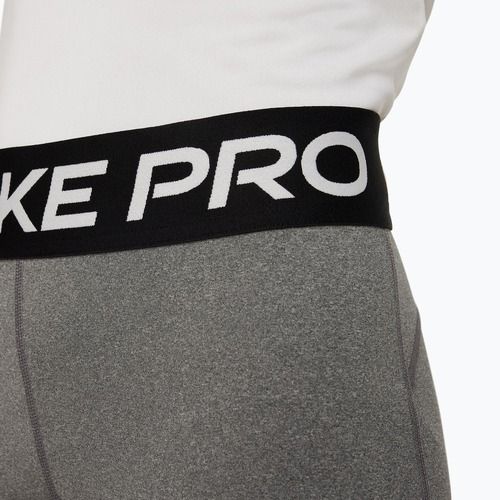 Kinder-Shorts Nike Pro Dri-Fit 5" carbon heather/white