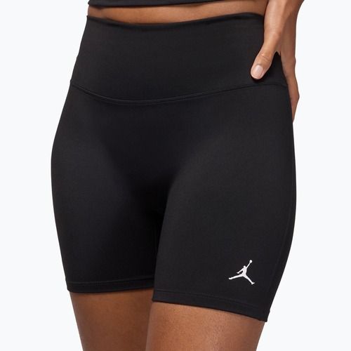 Damen-Shorts Nike Jordan Sport Dri-Fit High Waisted 6" black/white