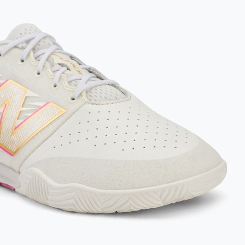 Fußballschuhe New Balance Schuhe Furon Pro V8 IN pink heat/sea salt/gold metallic