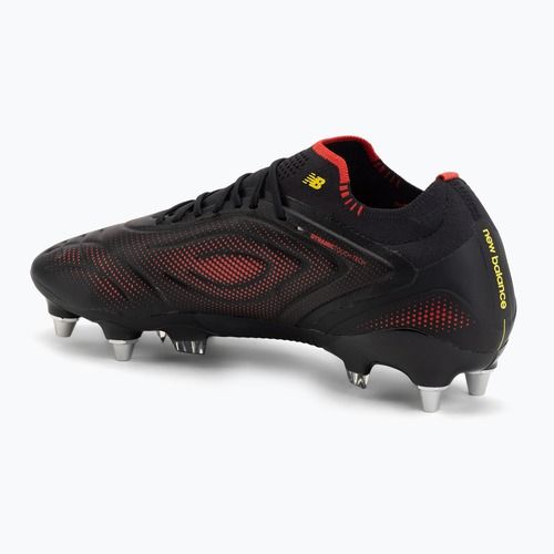 Fußballschuhe New Balance Schuhe Tekela Elite Low V5 SG black 100/punch yellow/fire cracker