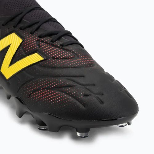 Fußballschuhe New Balance Schuhe Tekela Pro Low V5 FG black 100/punch yellow/fire cracker